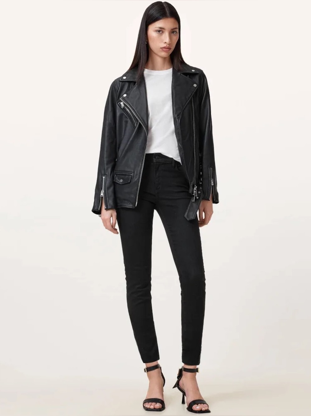All Saints Miller Size Me Black Skinny Women’s Jeans